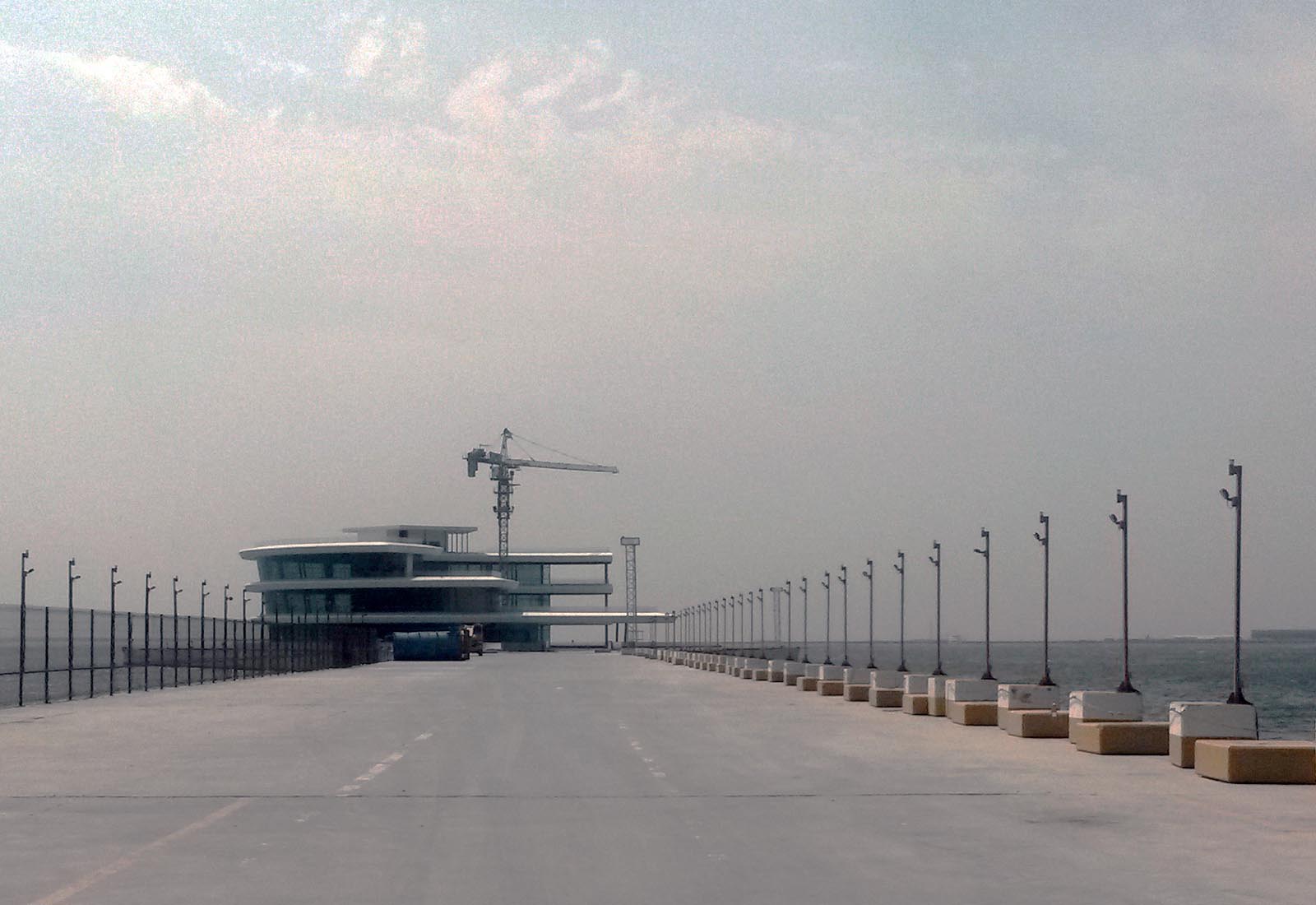 Sadko Baku - View from the access pier to the building