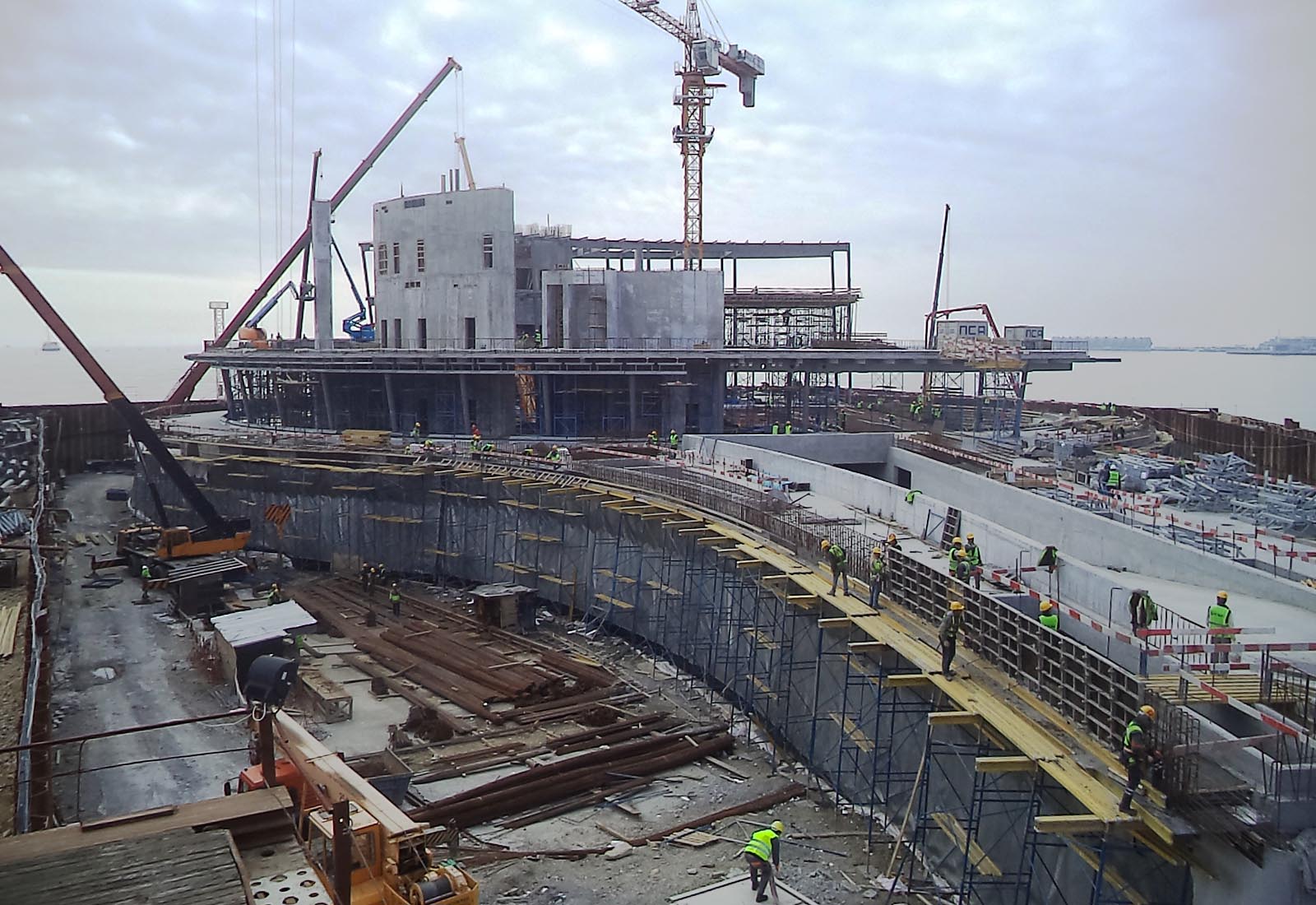 Sadko Baku - View of the construction site