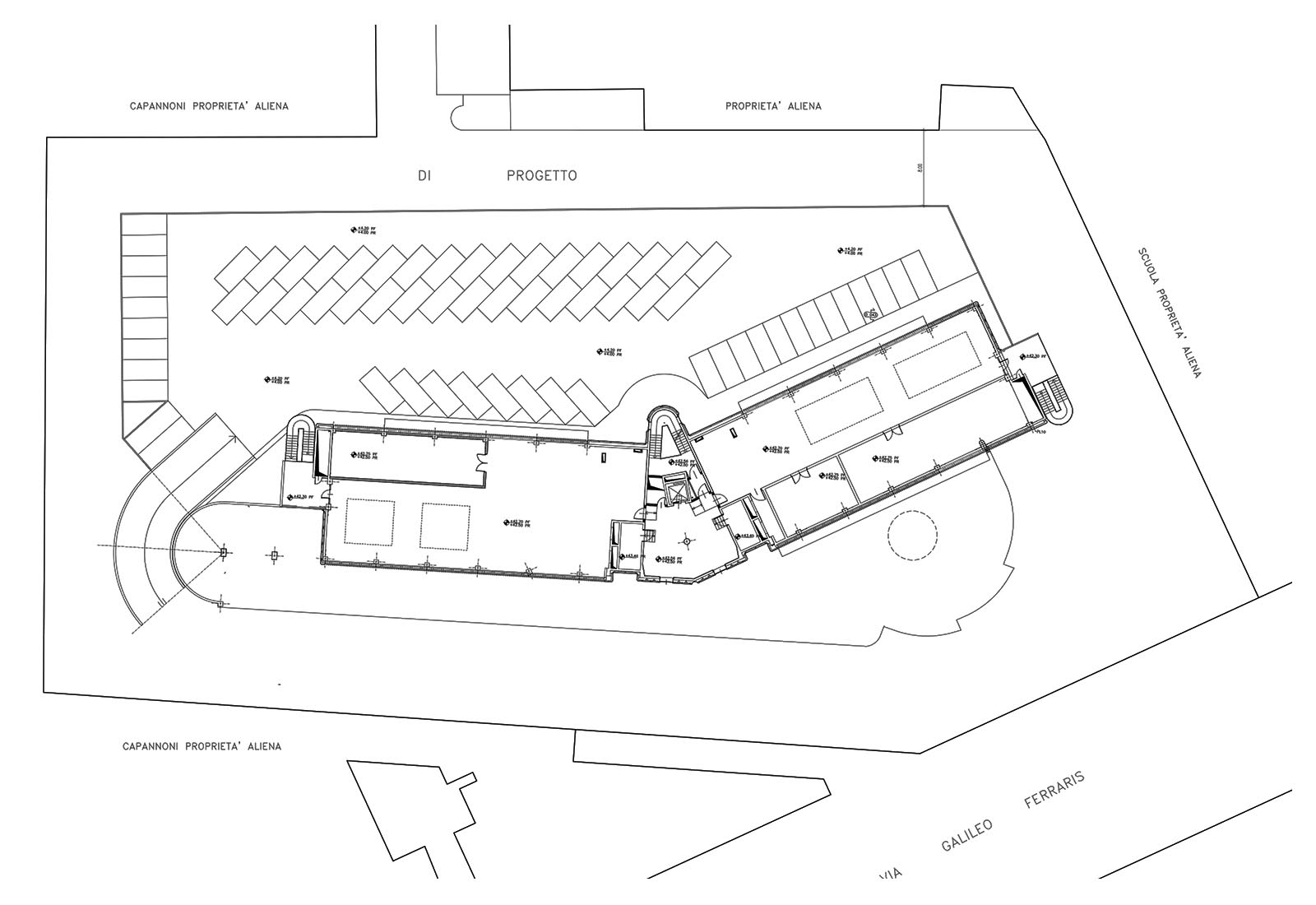 Telesoft building Naples - General plan