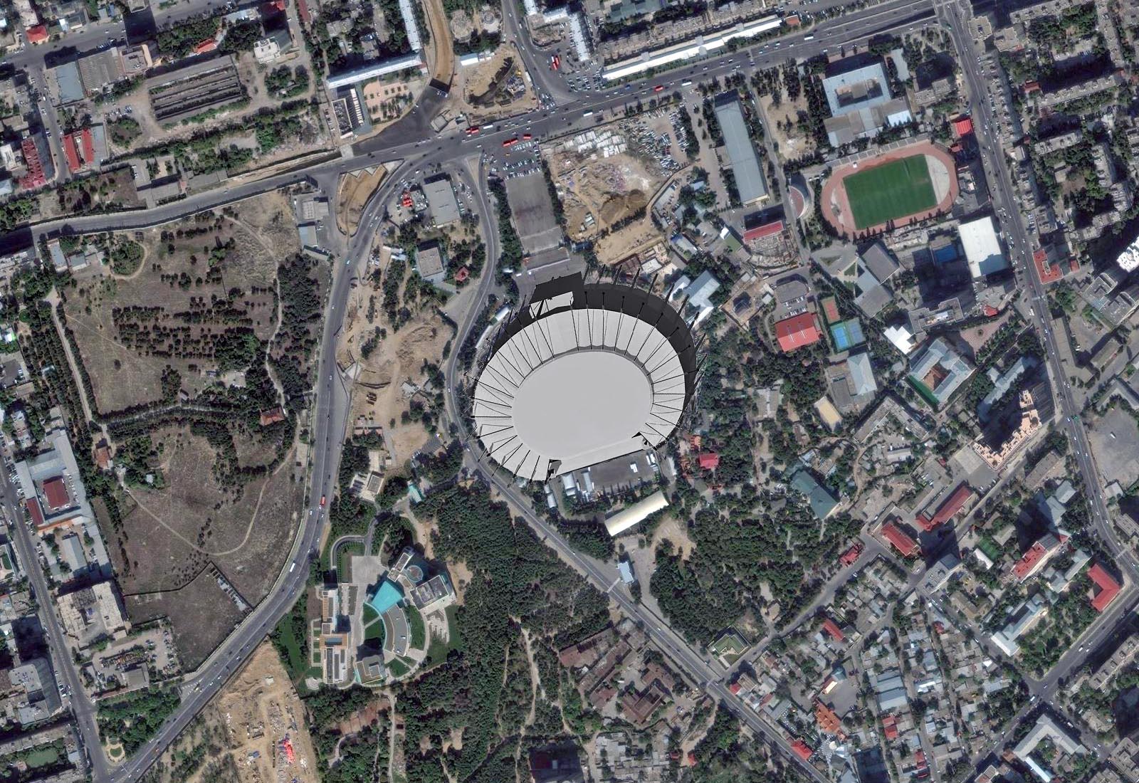 Tofik Bakhramov stadium - General plan