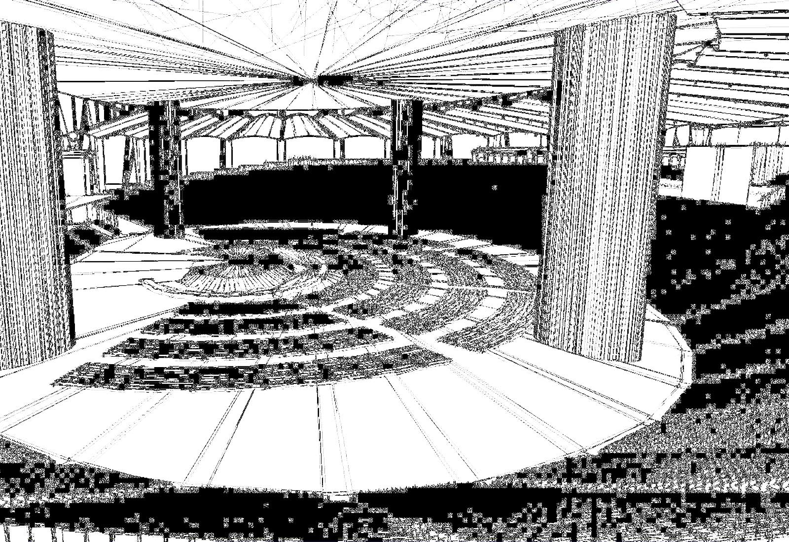 Tofik Bakhramov stadium - Sketch of the interior