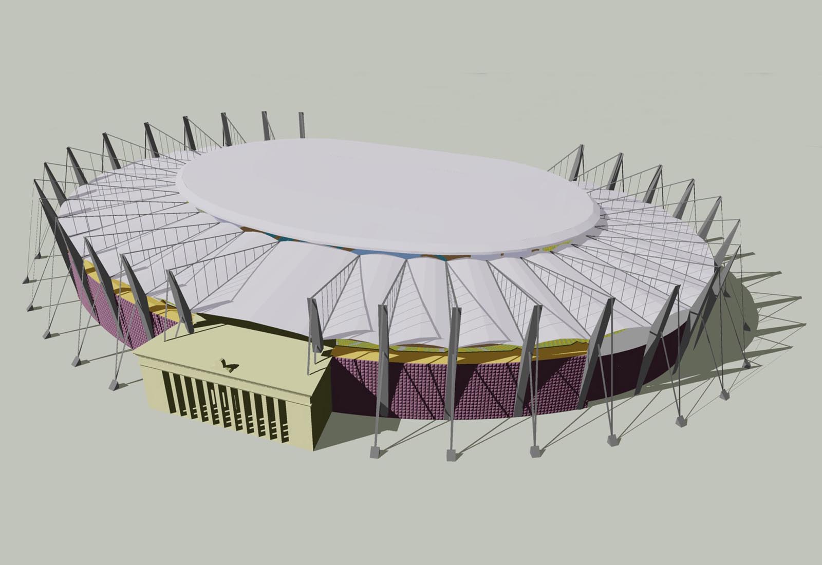 Tofik Bakhramov stadium - Perspective view