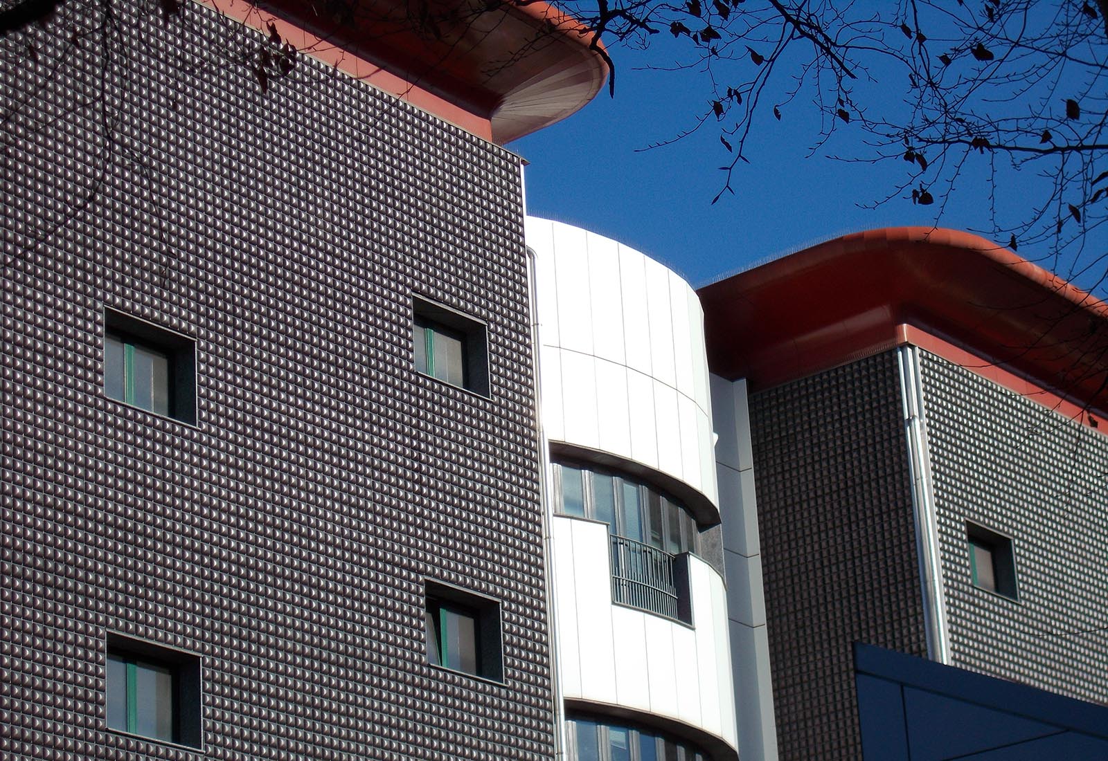 Building 22 Politecnico di Milano - Detail of the facade