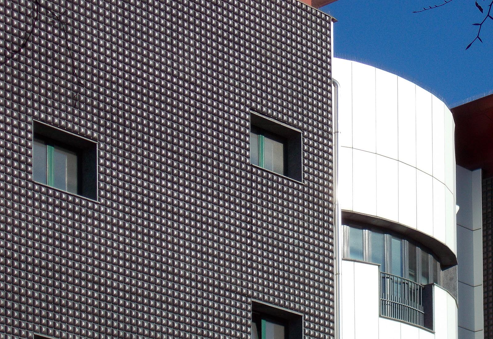 Building 22 Politecnico di Milano - Detail of the facade