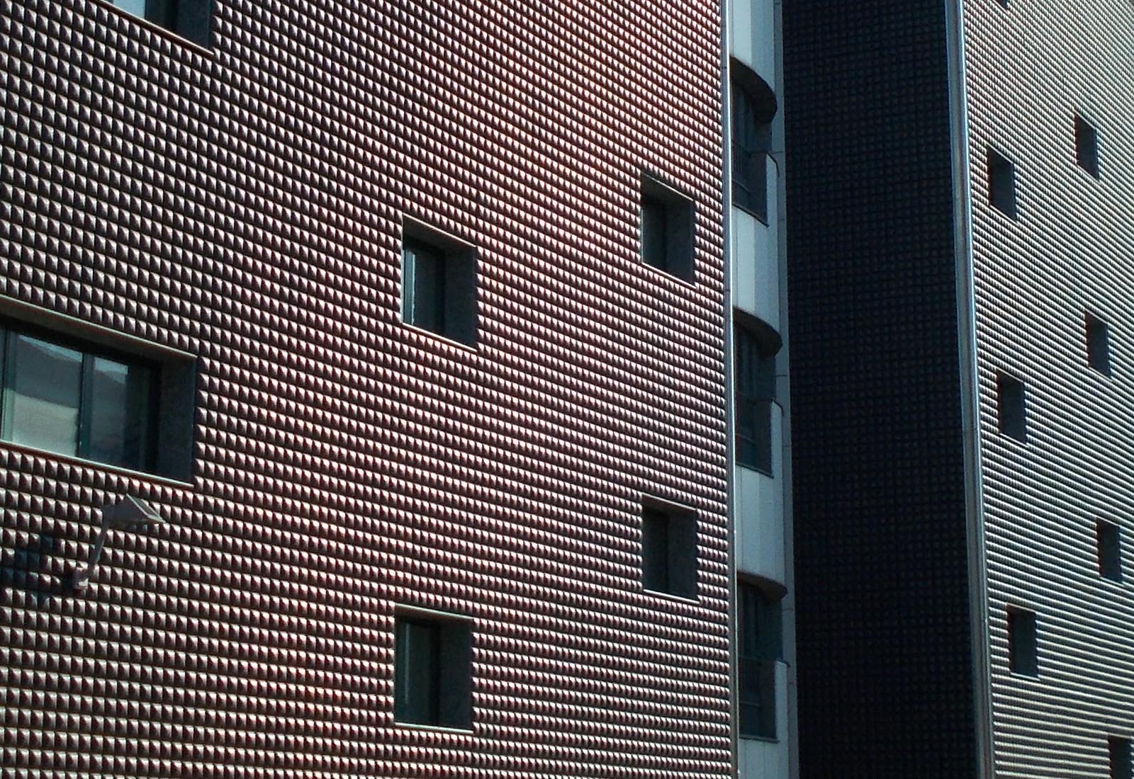 Building 22 Politecnico di Milano - Detail of the facade