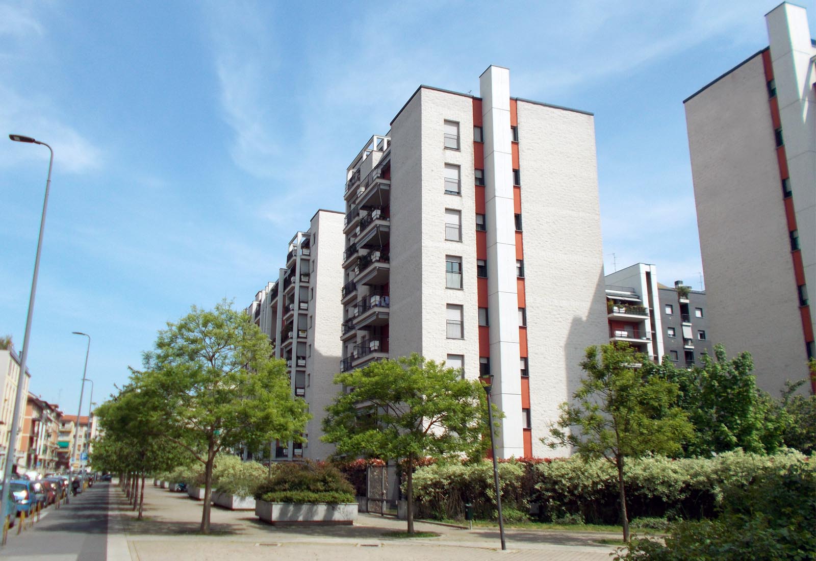 Residential ensemble Grazioli in Milan - View from via Grazioli