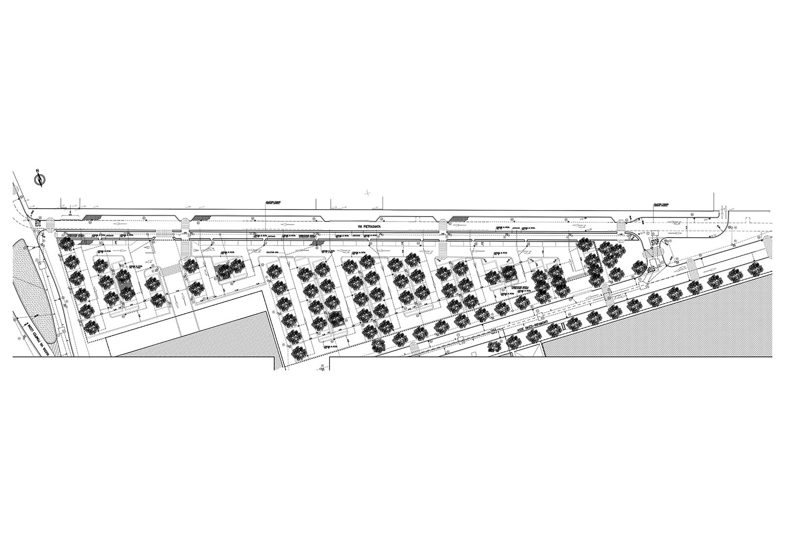 Parking lots in the ex OM area Milan - The parking lots design of the east quadrant