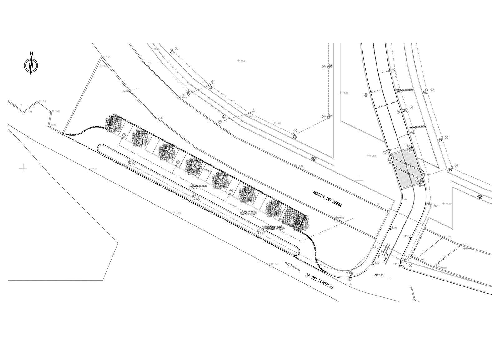 Parking lots in the ex OM area Milan - The parking lots design of the south quadrant