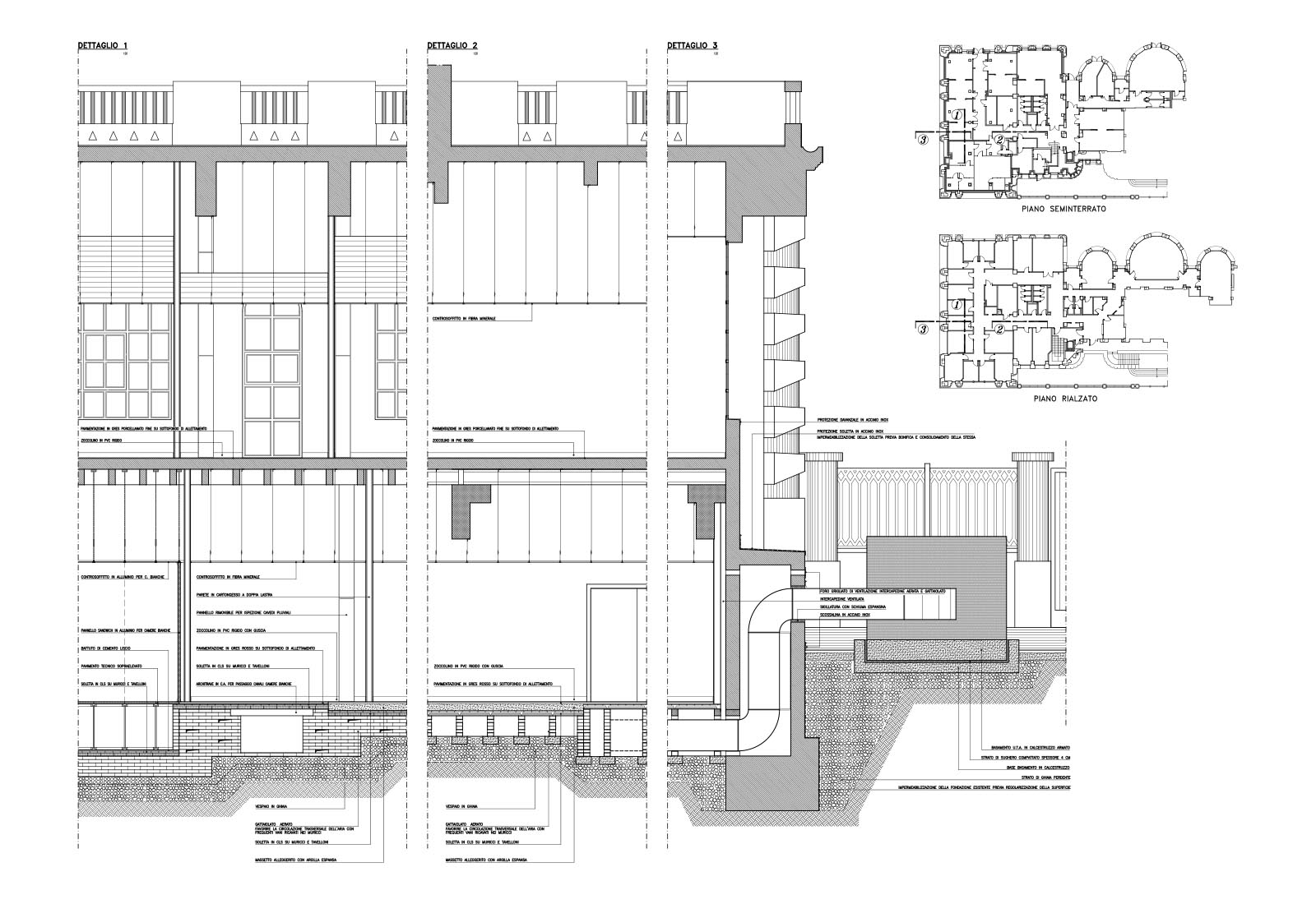 Photonics laboratories Politecnico di Milano - Construction details