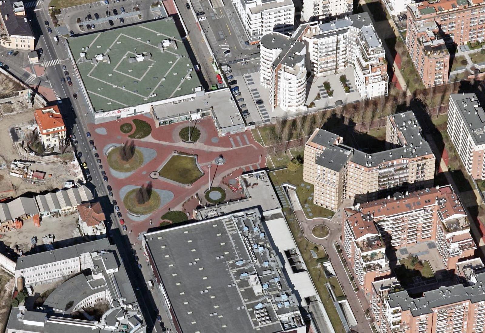 Urbanization works Rubattino area Milan - The new square