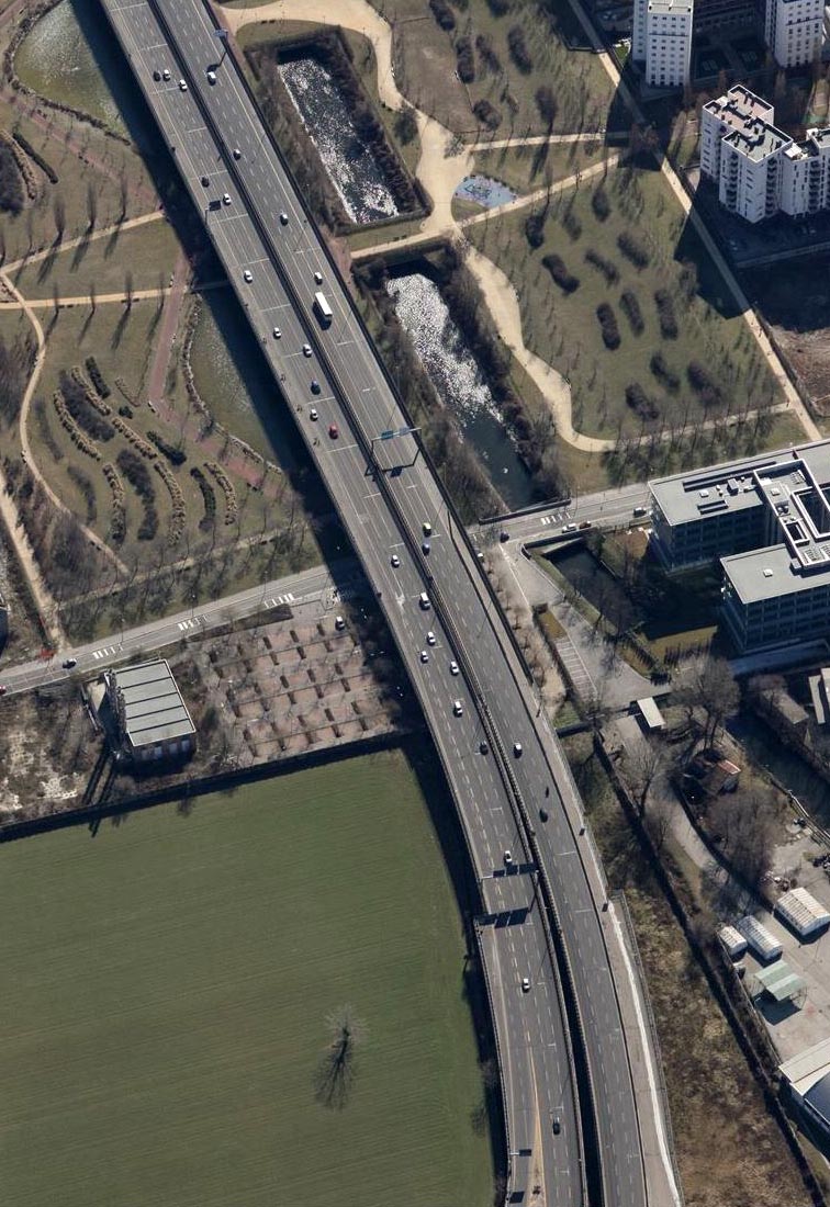 Urbanization works Rubattino area Milan - The parking lots