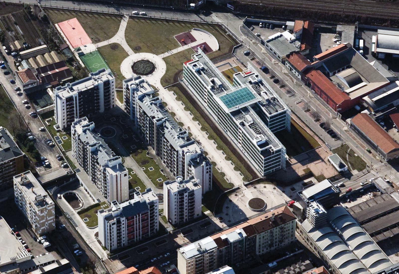 Urbanization works Grazioli area Milan - View from the north