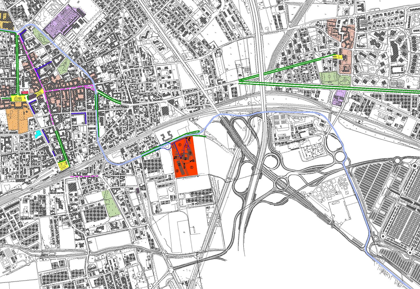 MTM property development in Rho - Masterplan