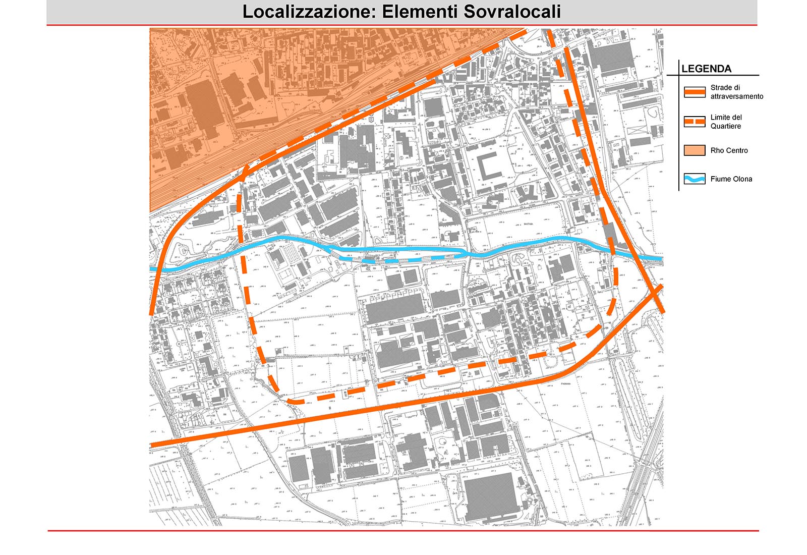 San Martino urban district in Rho - Supralocal elements