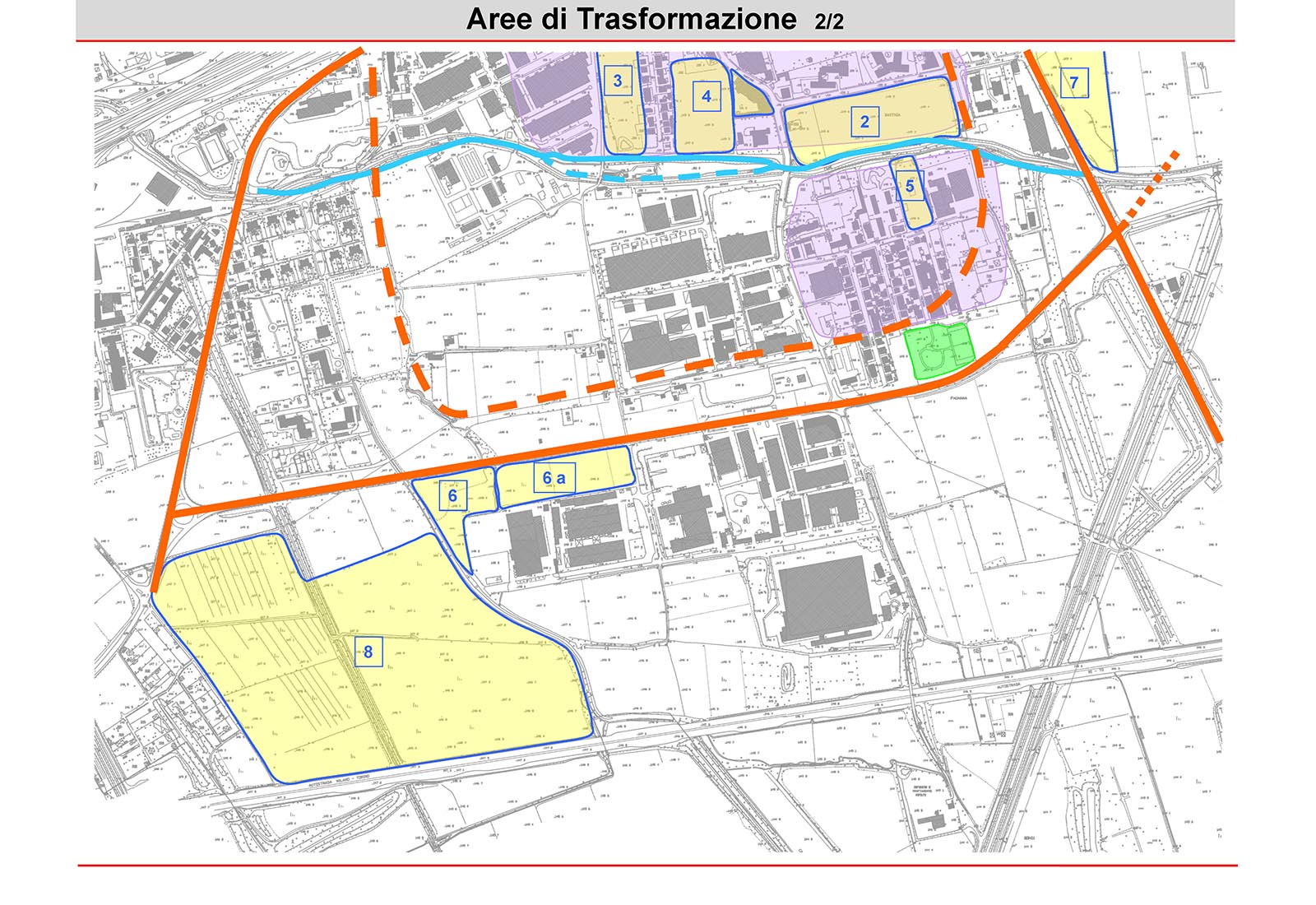 San Martino urban district in Rho - Areas of transformation 2 of 2