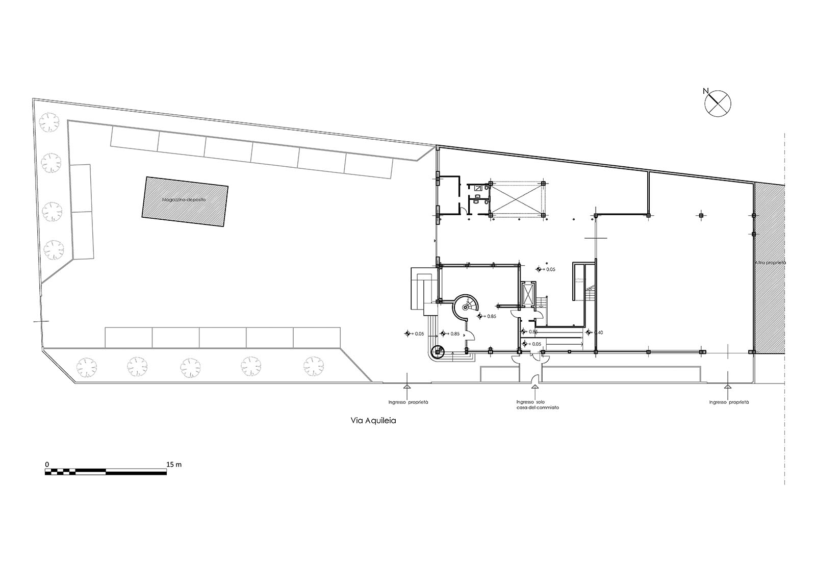 Casa del commiato a Rho - Planimetria di inquadramento