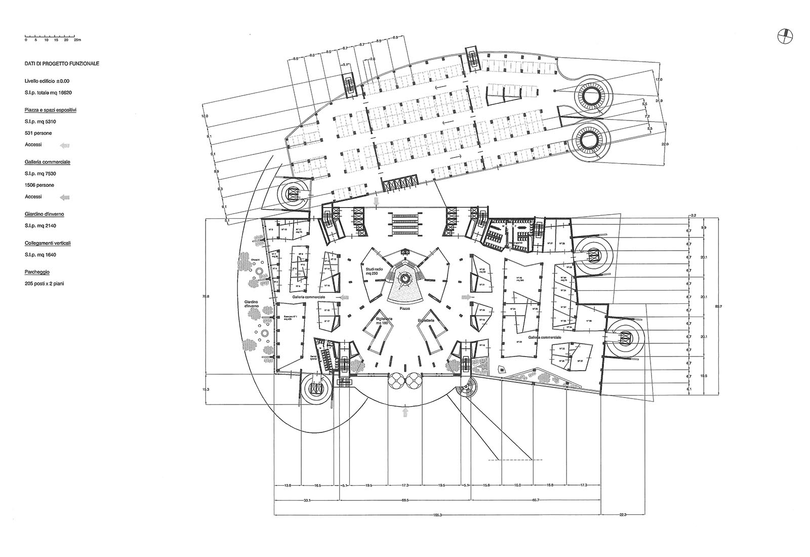 Leisure center in Rho - Ground floor plan