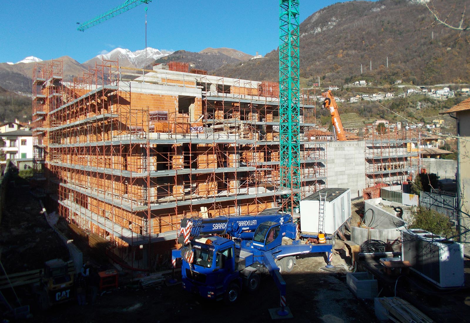 Primary school in Gravedona - The building site