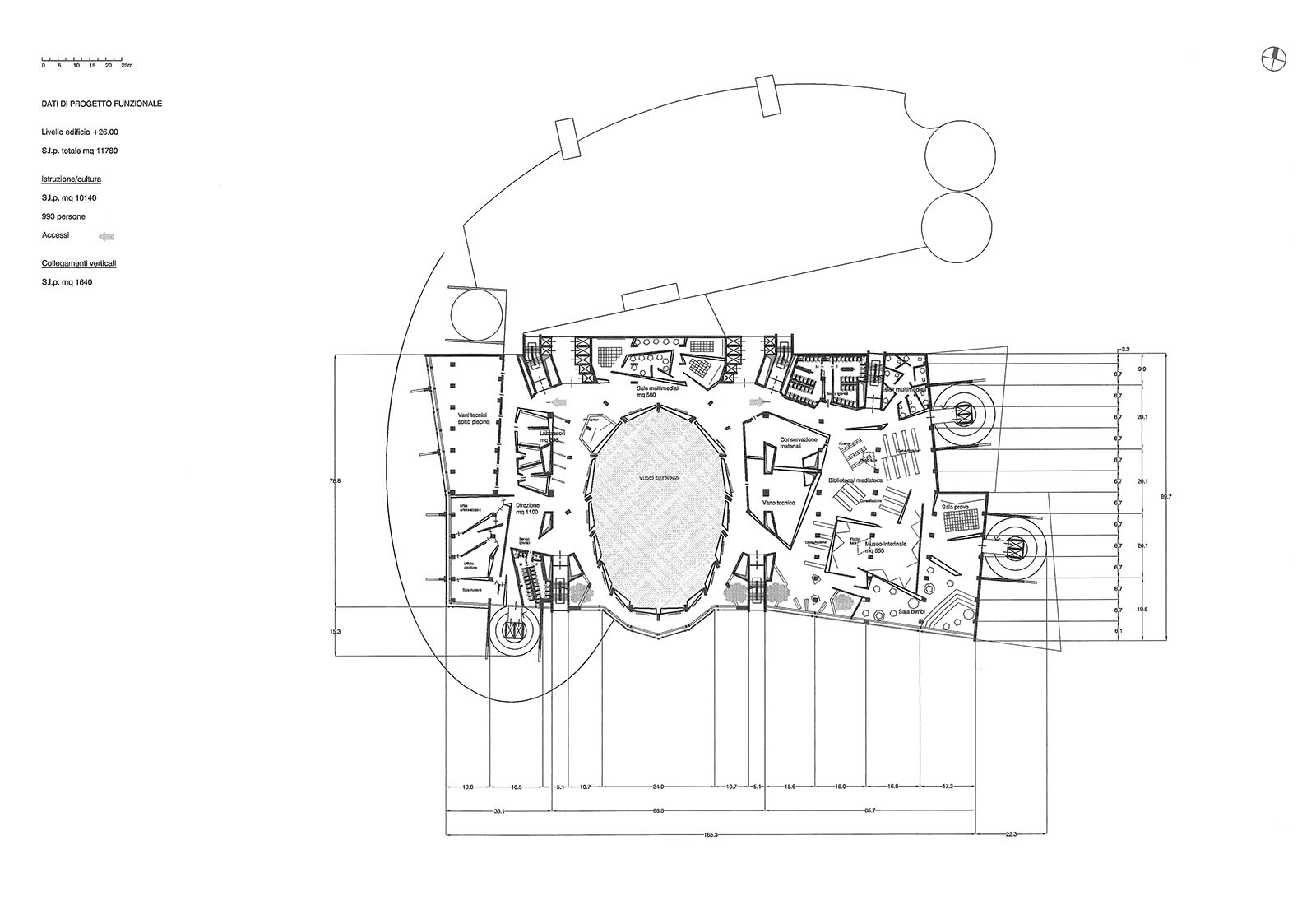 Leisure center in Rho - Fourth floor plan