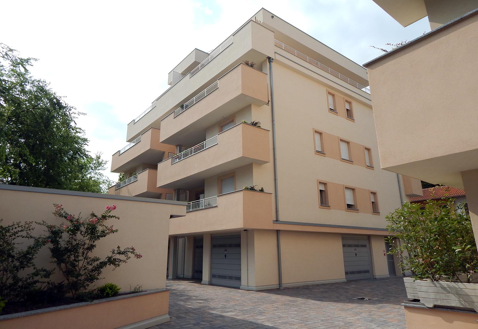 Residential buildings in Biringhello street in Rho - View