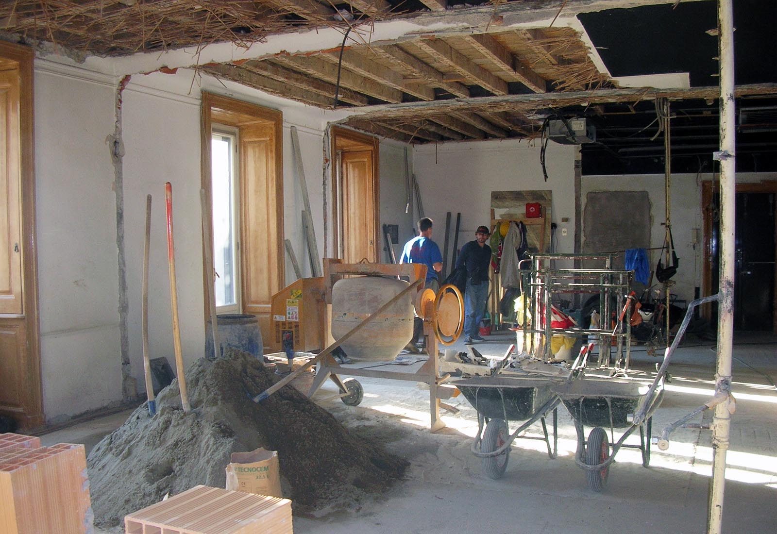 Apartment renovation in Sempione boulevard in Milan - The building site