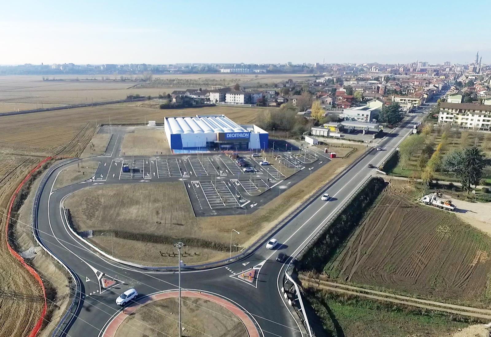 Decathlon Novara - Aerial view