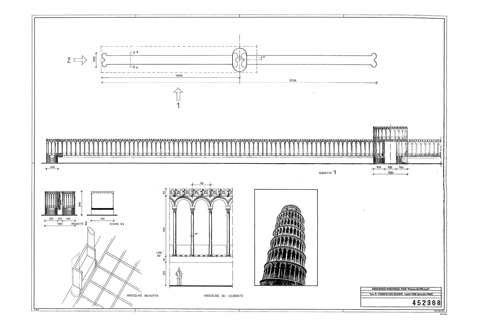 Piazza dei Miracoli concept in Pisa - Drawing No. 3 of the contest