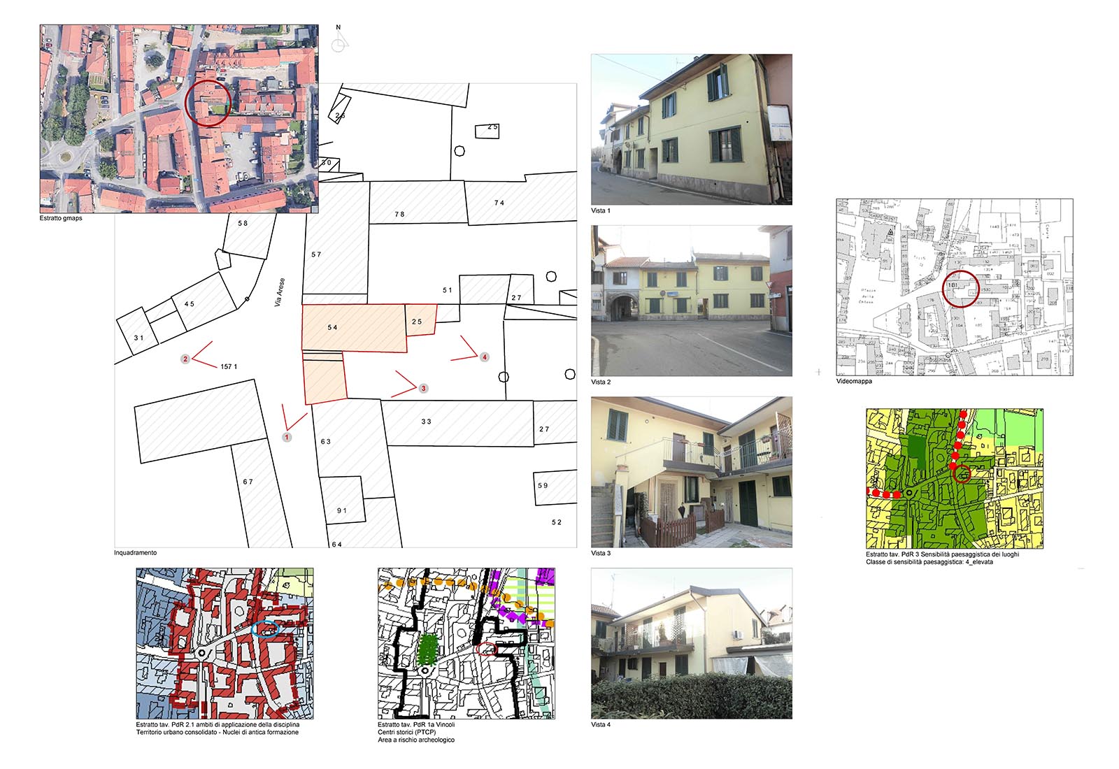 Conformity assessment for a residential building in Rho Terrazzano - Placement