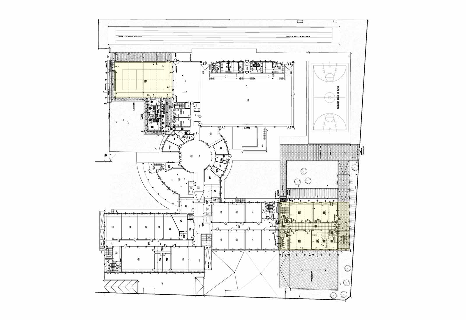 School building Anti in Verona - Project plan