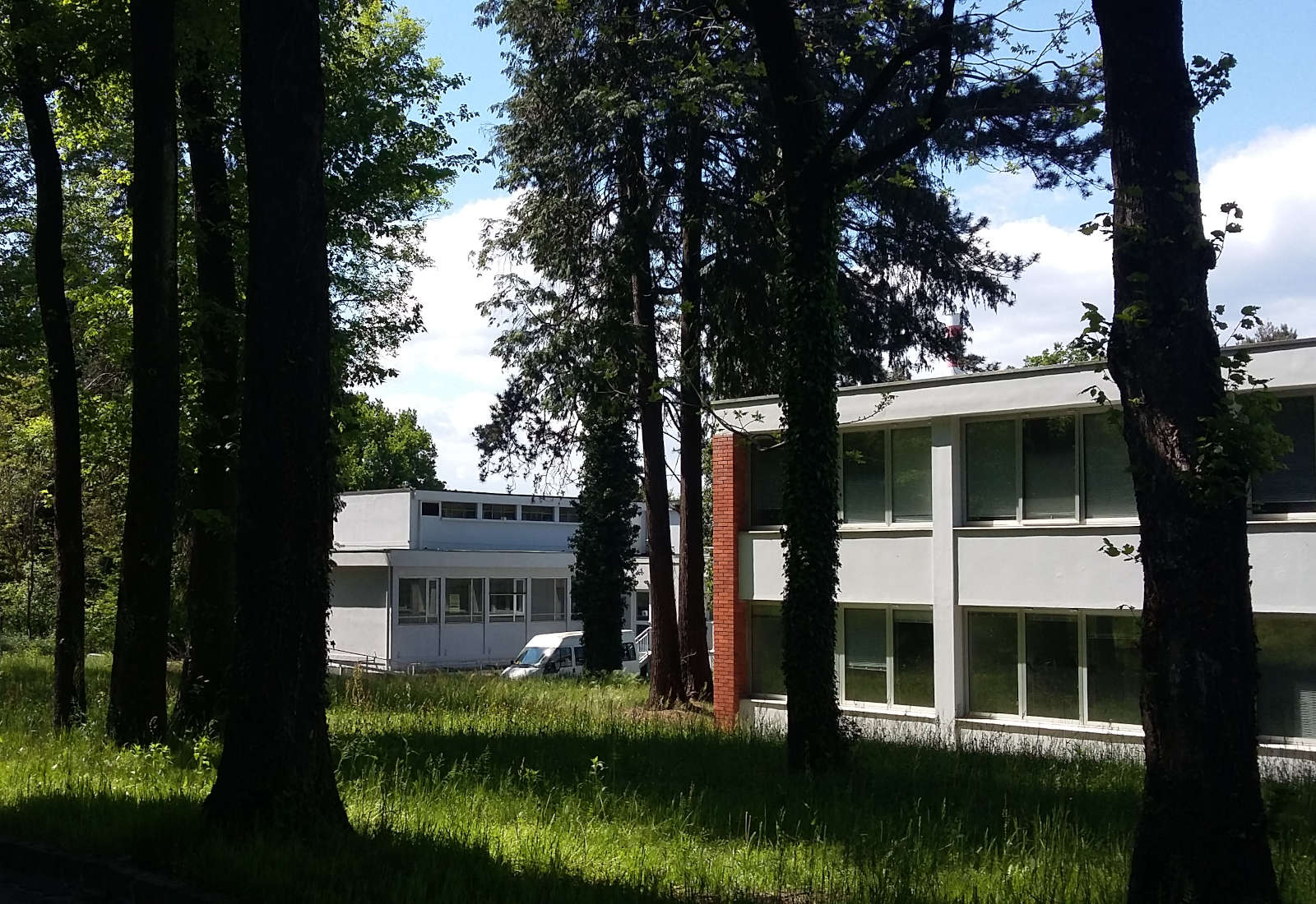 Center for Advanced Studies, building 46, at the JRC in Ispra - Before construction