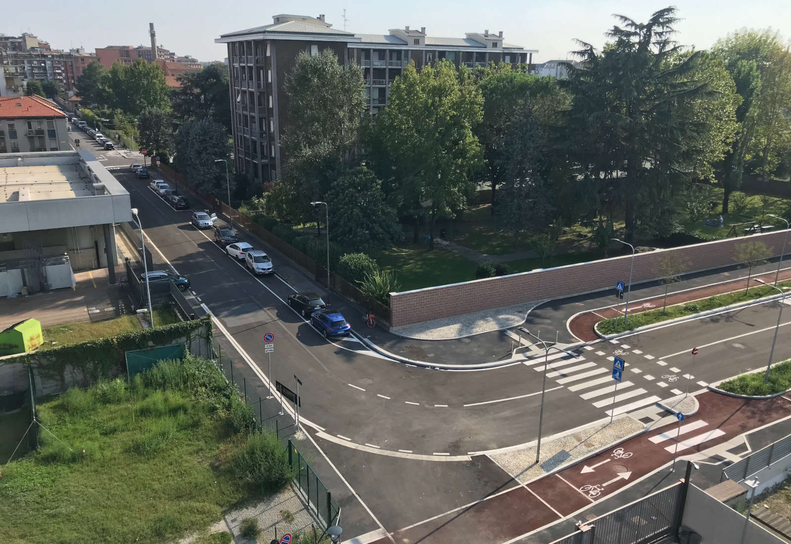 Redevelopment of De Notaris street in Milan - View