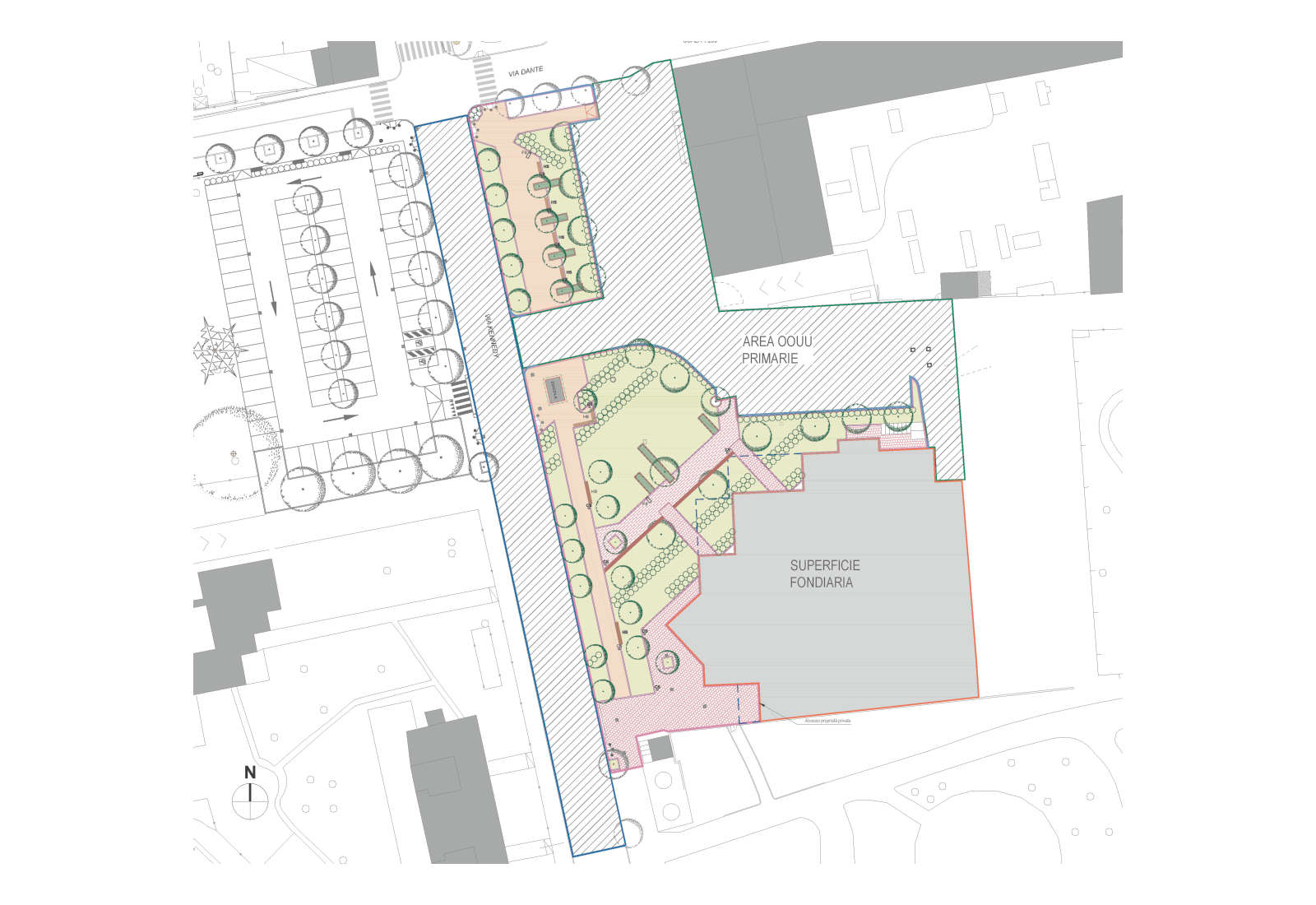 Urbanization works Piano del Centro in Brugherio - The Kennedy street project