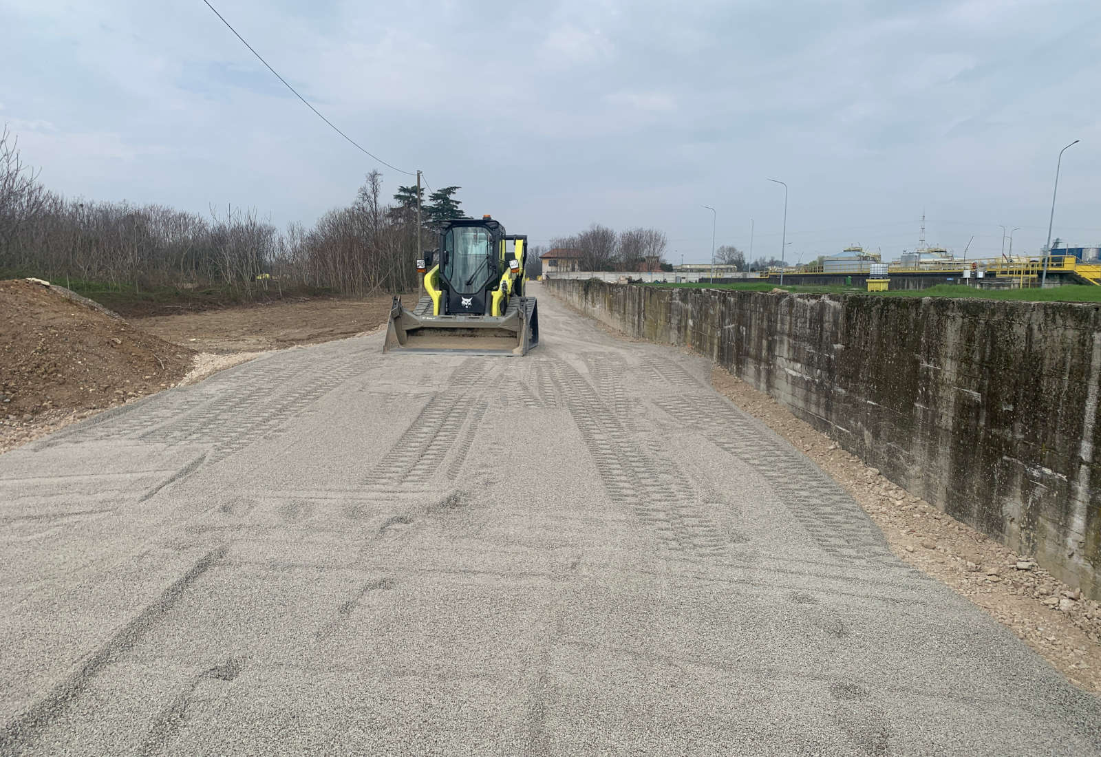 Landscaping of the Panigadi farmhouse in Lainate - Preparation of the new cycle path