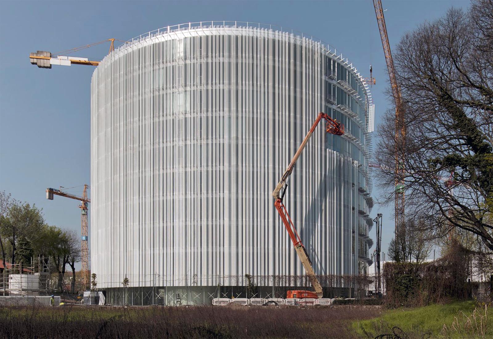 Bocconi University campus in Castiglioni street in Milan - View