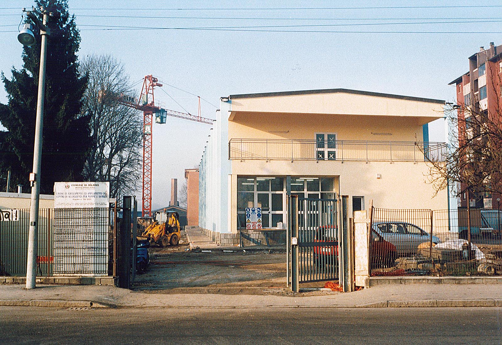 Centro di accoglienza per mamme e bambini a Milano in via Gorlini - Vista