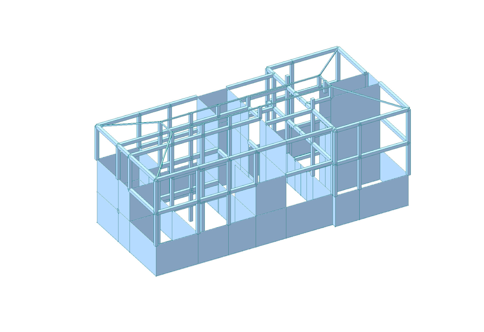 Police station in Parabiago - Structure model reconstruction