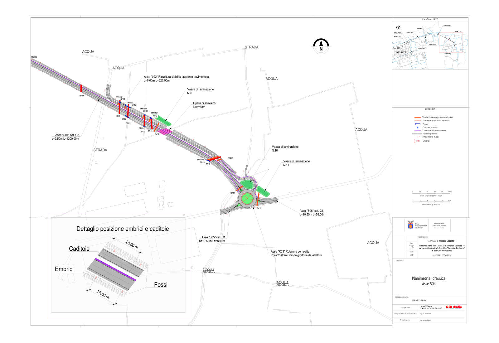 New provincial road in Gessate territory - Quadrant 4 project