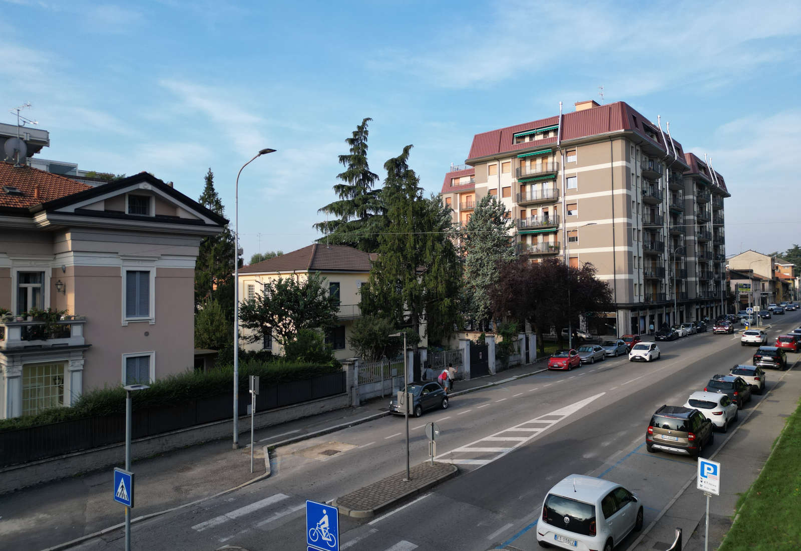 Residential ensemble in Europa street in Rho - View