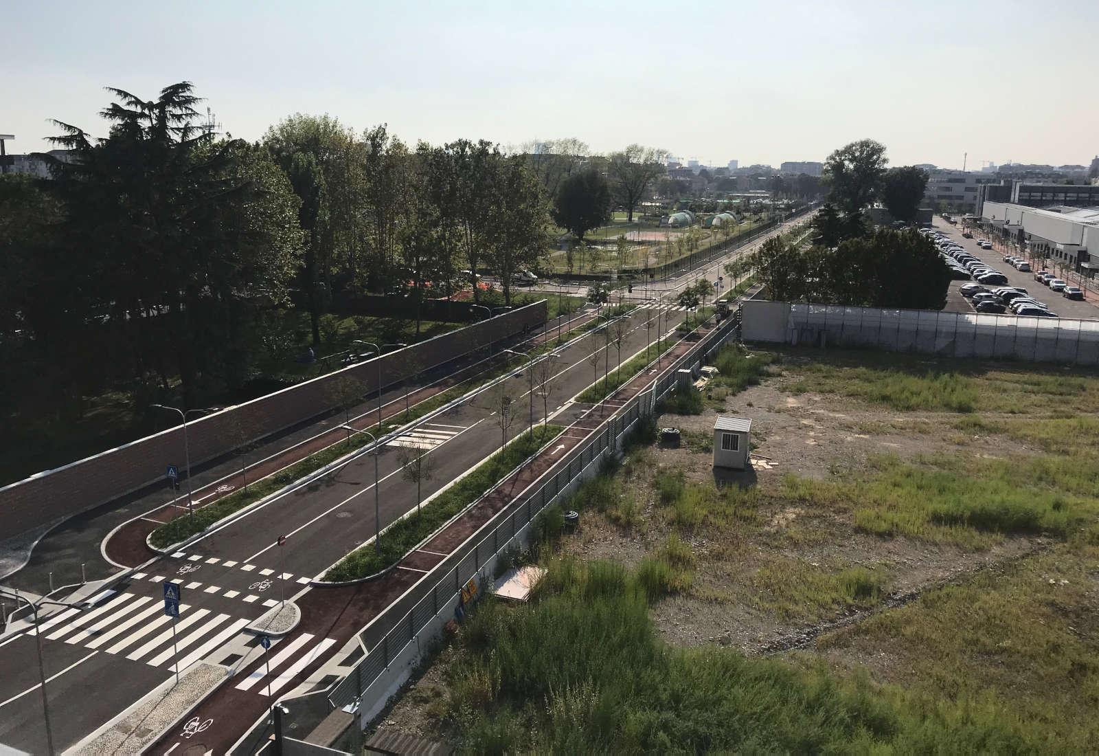 Redevelopment of De Notaris street in Milan - View