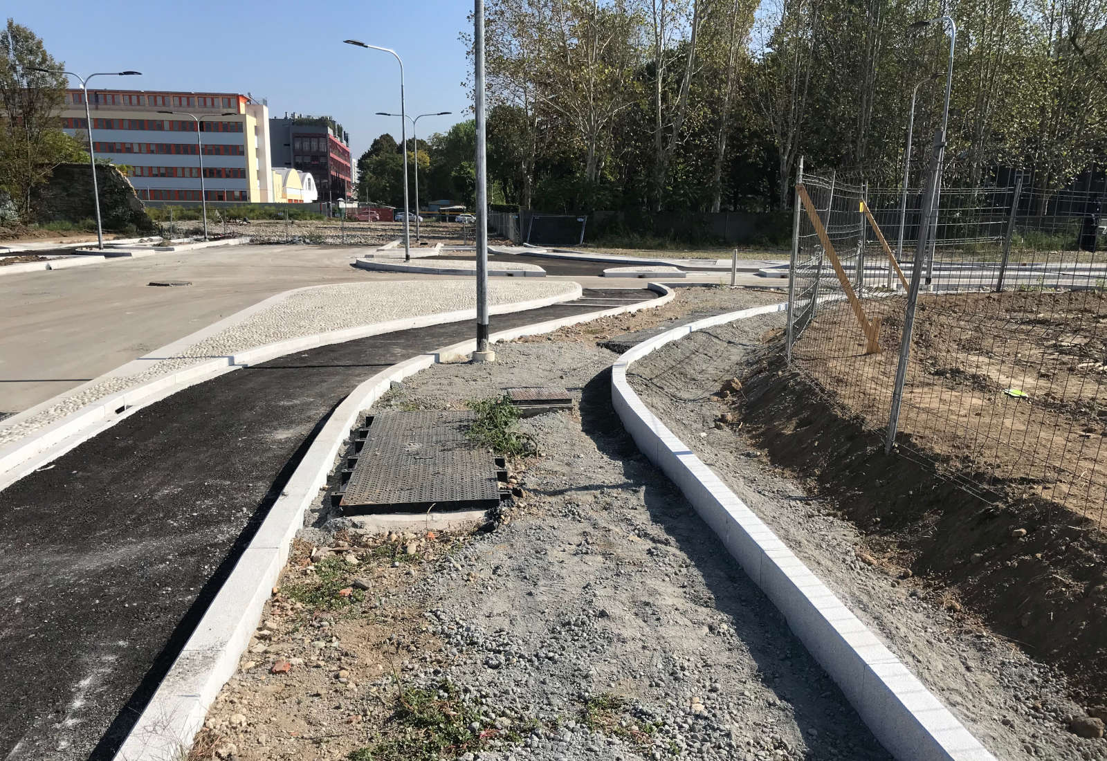 Urbanization works of the Siemens Headquarter in Milan - The construction site