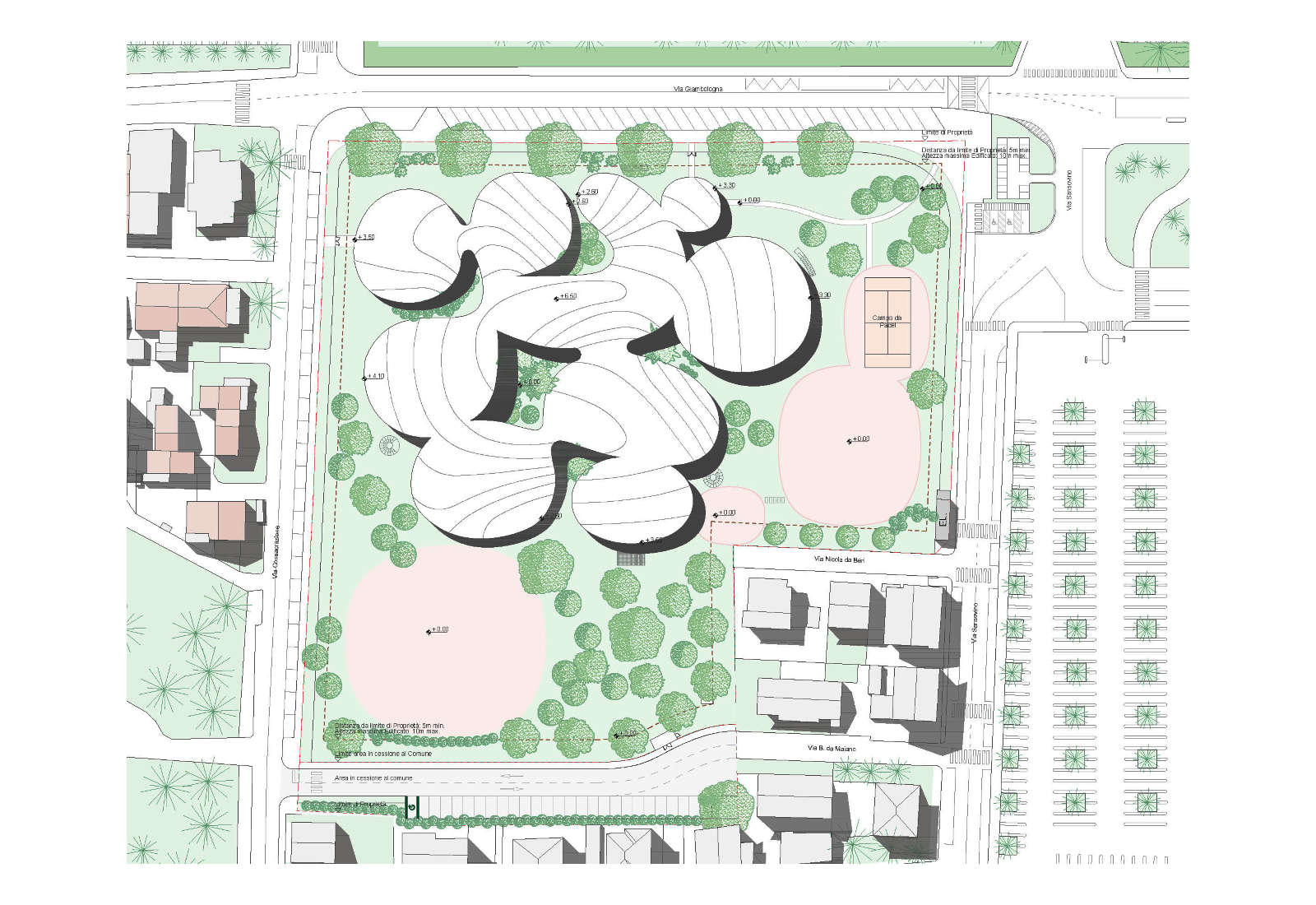 Esselunga Welfare Center in Limito di Pioltello - General plan