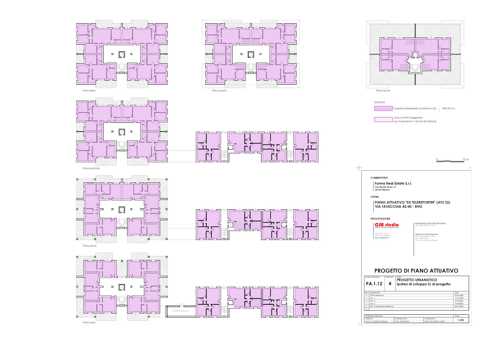 Urbanization works in Tavecchia street in Rho - Urbanization works design