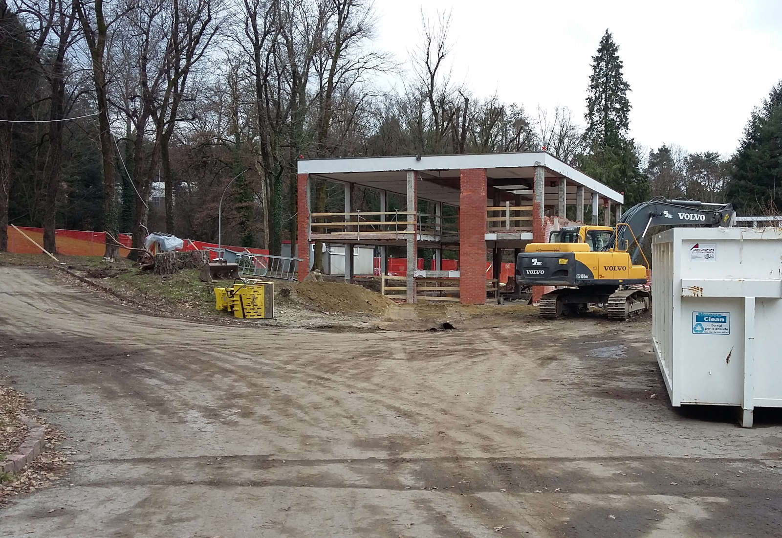 Centro studi avanzato, edificio 46, presso il JRC a Ispra - Demolizioni