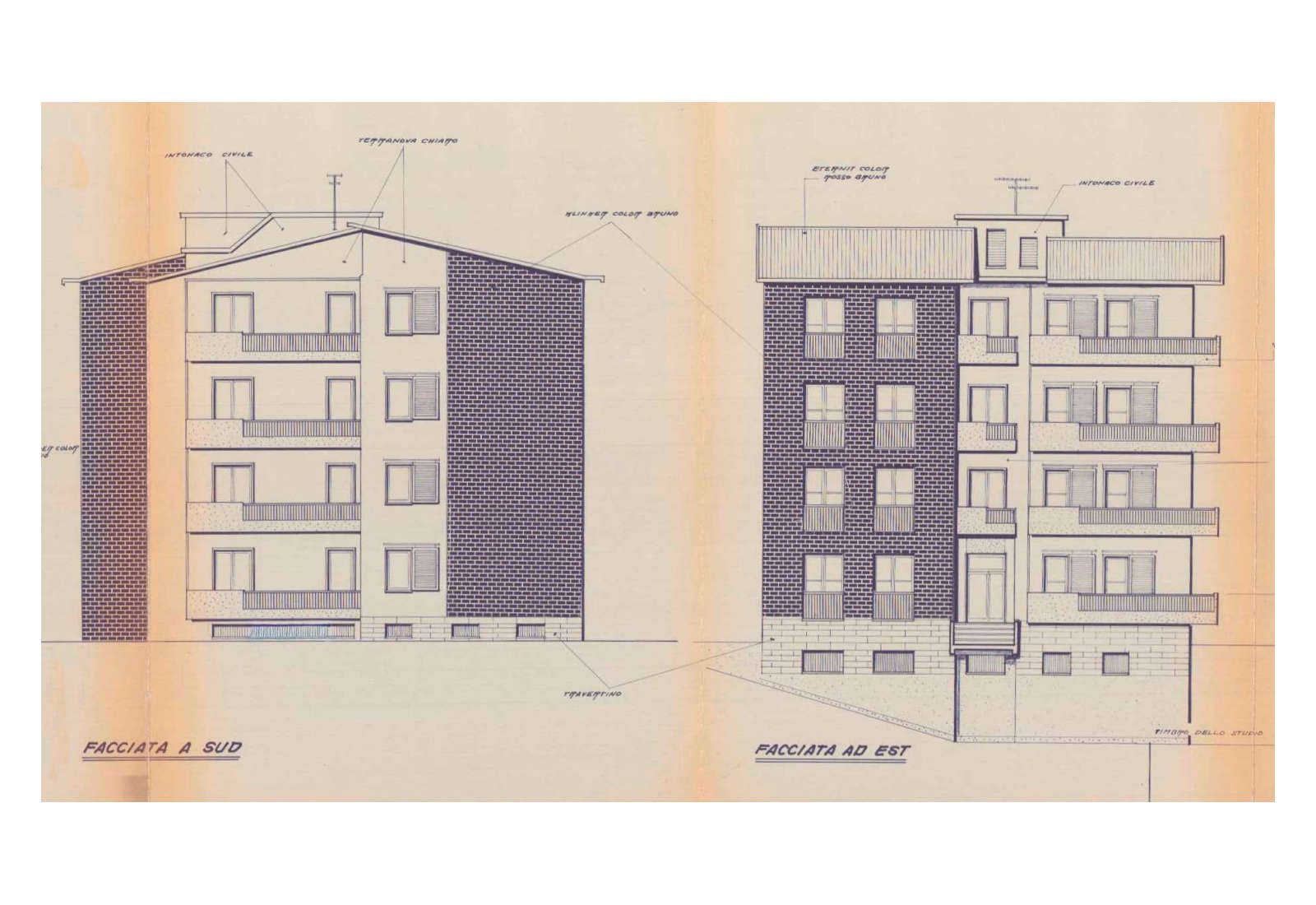 Residential ensemblein Cornaggia street, Rho(energy redevelopment) - Elevations