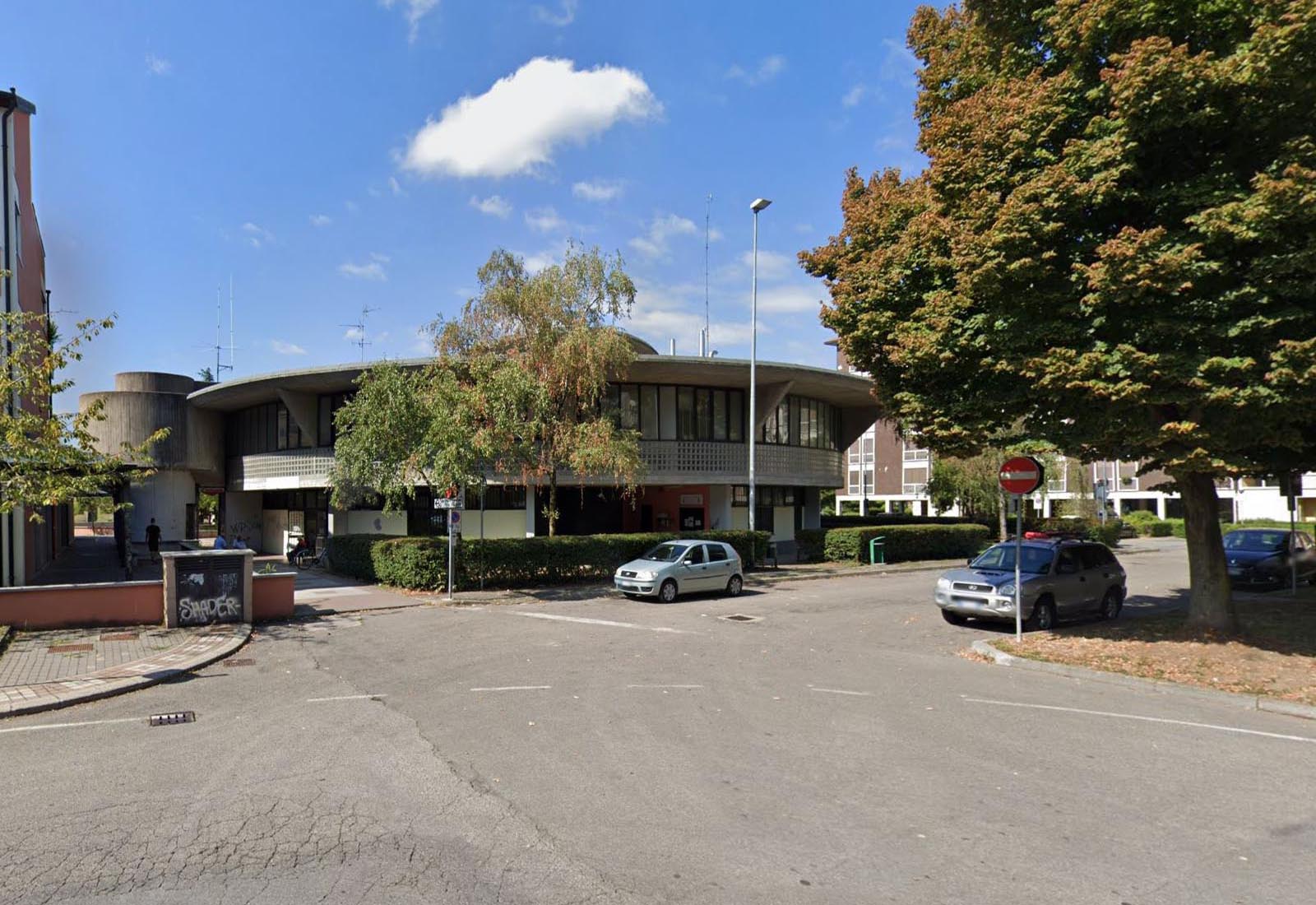 Centro civico di piazza Puccini a Pieve Emanuele - Vista dello stato di fatto