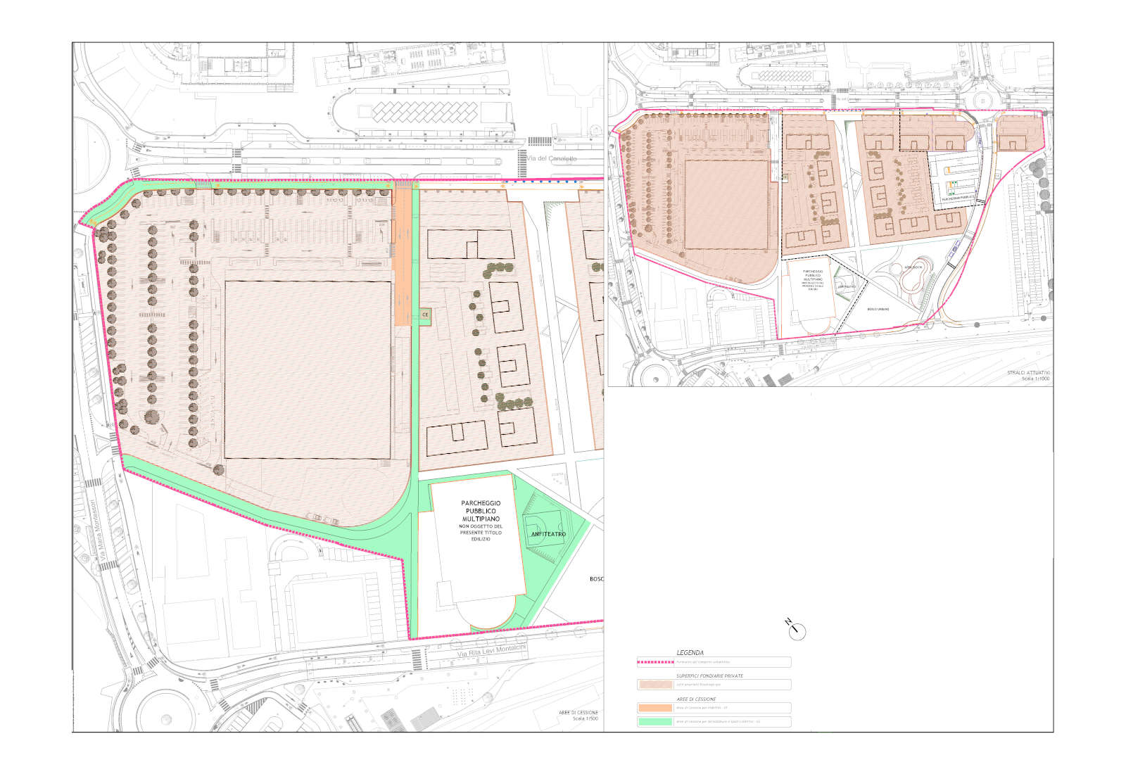 Public multi-storey car park in Modena- Overview